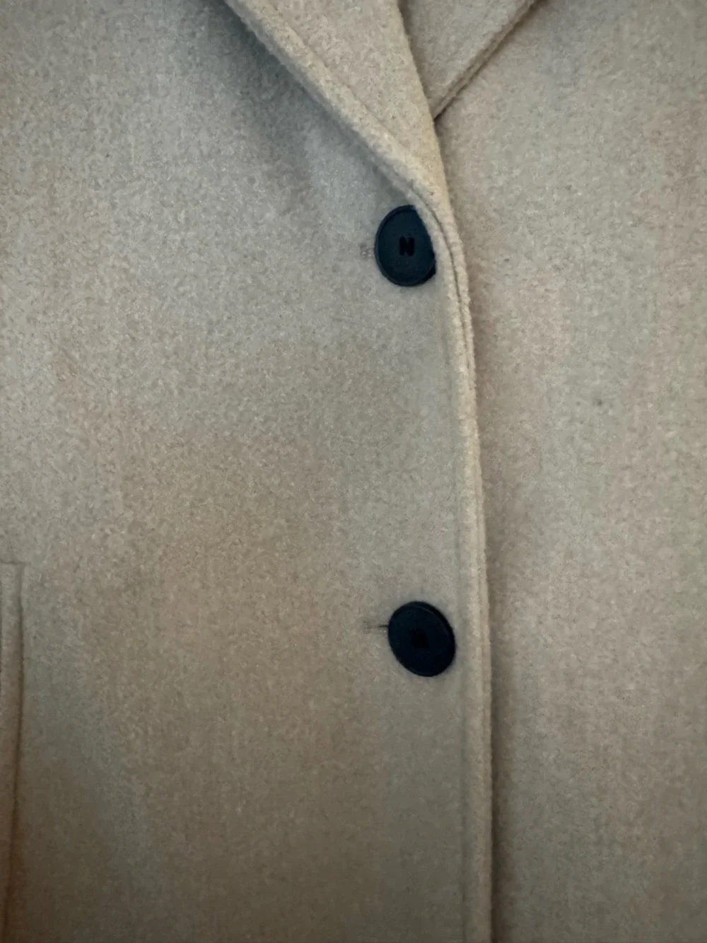 Zara Camel Single-Breasted Coat - Picture 6 of 7